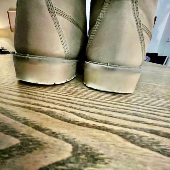 Women's Leather Boots Tan Colour / Size 7 Like New - Picture 5 of 7